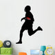 American Football Silhouette Wall Decal Design 2
