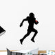 American Football Silhouette Wall Decal Design 1 