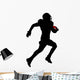 American Football Silhouette Wall Decal Design 1 
