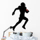 American Football Silhouette Wall Decal Design 1 