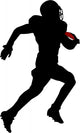 American Football Silhouette Wall Decal Design 1 