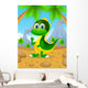 Cute Dinosaur Cartoon Wall Decal