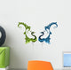 Peacock Artistic Hand Drawn Wall Decal