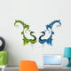 Peacock Artistic Hand Drawn Wall Decal