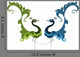 Peacock Artistic Hand Drawn Wall Decal