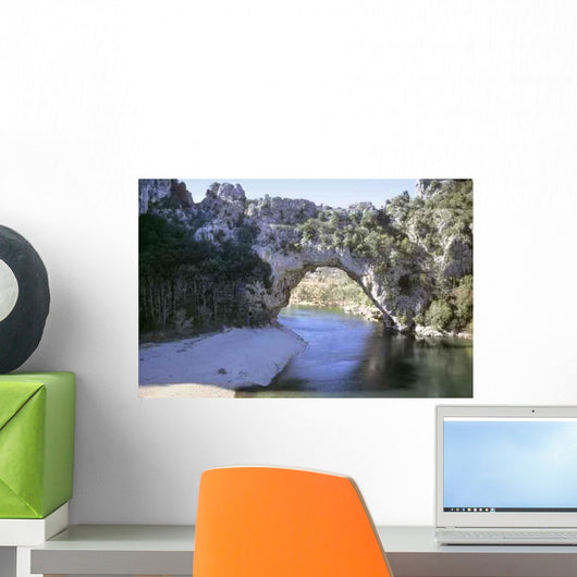 Ardeche Valley-3 Wall Decal
