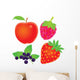 Apple Currants Raspberry and Wall Decal