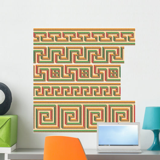Greek-roman Seamless Mosaics Wall Stickers Wall Decal