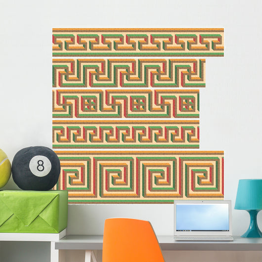 Greek-roman Seamless Mosaics Wall Stickers Wall Decal
