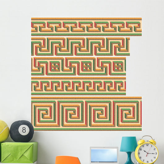 Greek-roman Seamless Mosaics Wall Stickers Wall Decal