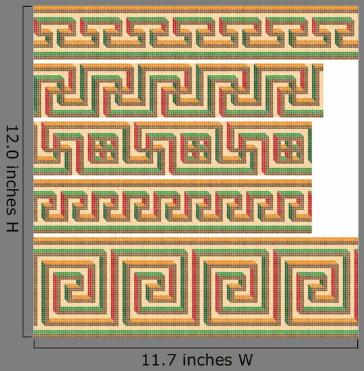 Greek-roman Seamless Mosaics Wall Stickers Wall Decal