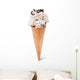 Stracciatella Ice Cream Cone Wall Decal