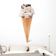 Stracciatella Ice Cream Cone Wall Decal