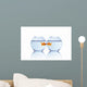 Gold Fish Love Wall Decal
