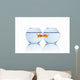 Gold Fish Love Wall Decal