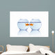 Gold Fish Love Wall Decal