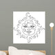 Sun Vector Wall Decal