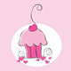 Cute Simple Cupcake Wall Decal