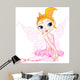 Cute Fairy Ballerina Sitting Wall Decal