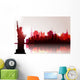 New York Skyline Vector Wall Decal
