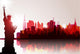 New York Skyline Vector Wall Decal