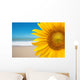Sunflower Beach Wall Decal