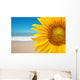 Sunflower Beach Wall Decal
