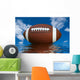 Football with Reflection Wall Decal