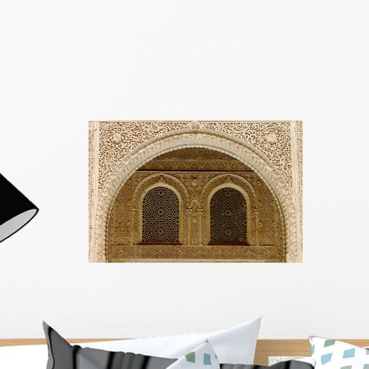 Moorish Engraving and Facade Wall Decal