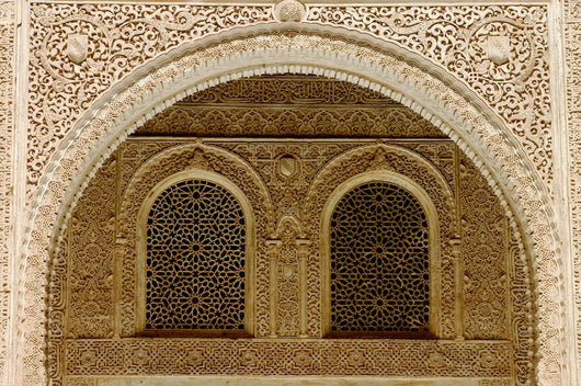 Moorish Engraving and Facade Wall Decal