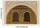 Moorish Engraving and Facade Wall Decal