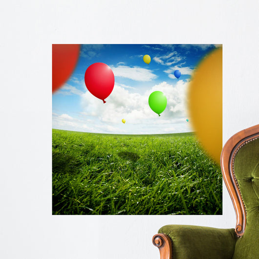 Party outside Wall Decal