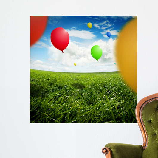 Party outside Wall Decal