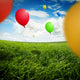 Party outside Wall Decal