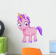 Smiling Unicorn Wall Decal