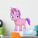 Smiling Unicorn Wall Decal