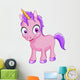 Smiling Unicorn Wall Decal