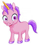 Smiling Unicorn Wall Decal