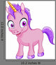 Smiling Unicorn Wall Decal