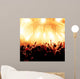 Concert Crowd Front Bright Wall Decal