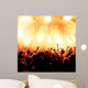 Concert Crowd Front Bright Wall Decal