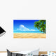 Palms Empty Idyllic Tropical Wall Decal