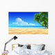 Palms Empty Idyllic Tropical Wall Decal
