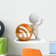 3D Small People Rss Wall Decal
