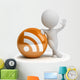 3D Small People Rss Wall Decal