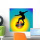 Urban Skater Jump Wall Decal