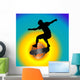 Urban Skater Jump Wall Decal
