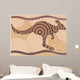Kangaroo Painting Aboriginal Style Wall Decal