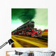 Old Steam Train Engine Wall Decal