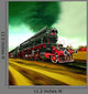 Old Steam Train Engine Wall Decal